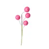 Bola de Espuma con Purpurina Fruta Navideña Baya Espuma Artificial Árbol de Navidad Decoración DIY Accesorios Atrezzo para Fotos
