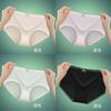 Pantaletas de Seda de Hielo Ligeras y Transpirables de Cintura Media para Mujer, Estilo Delgado de Secado Rápido para Niñas Jóvenes y Estudiantes, Bragas Triángulo Cómodas, Pantalones Cortos para Mujer