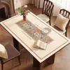 Mantel Individual Estilo Americano, Impermeable, Resistente al Aceite, Lavable, Resistente al Calor, Mantel, Lujo Ligero, Sensación de Alta Gama, Mantel para Mesa de Centro, Protector de Escritorio