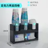2026 Novo Suporte de Copos de Papel Doméstico e Comercial Transfronteiriço e Porta-Lenços, Caixa Organizadora de Canudos, Suporte de Copos para Balcão de Bar em Acrílico