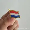 Broches de Bandera Americana al por mayor en stock, Insignias de Resina, Pines de Aleación de Países del Mundo, Broches de Mariposa