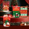 Nova Sacola de Doces Floco de Neve de Natal Desenho Animado Suporte para Biscoitos Saco com Fecho Zip Stand-Up Sacola Criativa para Presente de Feriado Sacola para Lanches