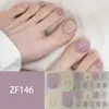 Adesivos para Unha do Pé Padrão Estéreo Zf Diamante de Imitação 3D Manicure Patch Impermeável Longa Duração Clareador Patch Completo para Unha do Pé Produto Acabado
