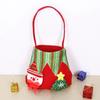 Bolsa de terciopelo navideña con forma de manzana, ideal como regalo para invitados, para envolver dulces, para la escuela y el jardín de infancia.
