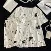 Conjunto de dos piezas con copas, estilo muñeca de algodón nube, estilo lindo y femenino, ropa de casa para estudiantes, pijama dulce y cómodo, estilo coreano
