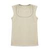 Chaleco Cálido de Terciopelo Grueso con Lijado para Mujer, Top de Tirantes, Ropa Interior Caliente de Otoño e Invierno, Nueva Cubierta Forrada de Polar Para