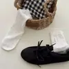 Calcetines Nanye Verano Mujer Modal Lunares Calcetines de Media Pantorrilla Grises Sin Costuras Malla Hueca Calcetines Apilados Primavera Verano