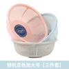 Cesta Drenante de Plástico, Peneira de Lavar Arroz de Cozinha Doméstica Ultra Fina e Ultra Grossa, Cesta para Lavar Frutas e Vegetais