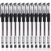 Deli 6600es bolígrafo de gel estudiante pluma de agua rojo azul pluma para firma 0.5mm bolígrafo de carbono