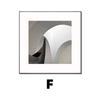 Pintura Decorativa Moderna Simple Blanco y Negro Abstracta Arquitectónica de Ajuste Suave Comedor Sala de Estar Dormitorio Nórdica Pintura Mural para Pared de Fondo
