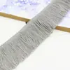 Ribete de Encaje 2m Precio 5cm Fleco de Algodón Encaje Ropa Cortina Accesorios de Decoración del Hogar Falda Borla Cinta