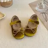 Zapatos de Algodón Coreanos para Niños de Otoño e Invierno con Lazo, Versátiles Zapatos de Princesa de Terciopelo para Niñas, Zapatos de Bebé Cálidos para Exteriores con Forro de Felpa