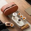 Juego de Té de Viaje Portátil Juego de Té Kung Fu Venta al por Mayor Taza Rápida para Exterior Logotipo Personalizado de Empresa Regalo de Vacaciones