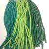 DIY 6*8mm 50g Cuentas Barril, Cuentas Tambor, Jade Imitación, Jade Nieve, Cuentas de Vidrio para Rezar, Accesorios para Pulseras y Collares, Cuentas Sueltas de Vidrio