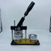 Máquina Rotatoria Manual para Hacer Insignias DIY Máquina Casera para Insignias Medalla Creativa 58 Máquina de Insignias de Metal