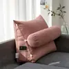 Almofada de Sofá de Chenille Almofada Simples de Triângulo Travesseiro Removível e Lavável Sala de Estar Encosto Transfronteiriço