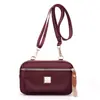 Bolso de Hombro de Moda Versátil para Mujer Bolso Cruzado Casual para Compras Bolso Pequeño de Moda Bolso de Tela de Nylon Ligero Repelente al Agua para Mujer