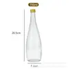 Agua Mineral Botella Vacía Botella de Vidrio Botella de Bebida Botella de Savia de Abedul 330ml Botella de Vidrio Botella Sellada Botella Reutilizable Botella Vacía