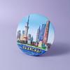 China Shanghái imán de nevera ciudad turismo recuerdo fabricantes de resina magnética venta al por mayor hecho a mano tridimensional mini creativo