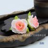 Dinheiro rosa simulação de flor rosa arranjo de flores de vime material saco caixa de flores com flor Xunpu grampo de cabelo flor roupas chinesas acessórios de cabelo produção