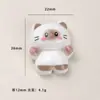 Acessórios de Resina Desenho Animado DIY Enfeites Cauda de Flor Gatinho Cola de Chantilly Presilha de Cabelo Capa de Celular Fivela de Sapato Pingente de Chaveiro Combinar