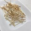 Material Básico de Cobre Puro Agulha de 9 Caracteres Agulha t Fivela de Anel Aberto Conta de Posicionamento Cor de Óleo de Vedação Preservação de Cor Acessórios para Joias DIY