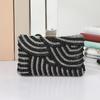 Bolsa de Banquete Novo Estilo Estilo Europeu e Americano Venda Quente Transfronteiriça Pérola Preto e Branco Quadrada Bolsa de Banquete Estilo Feminino