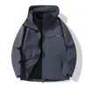 Chaqueta 3 en 1 para hombre y mujer de otoño e invierno, chaqueta con capucha, conjunto de dos piezas desmontable, adecuada para senderismo, camping y montañismo
