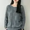 Suéter de crochê vazado estilo coreano, 100% algodão, macio, para mulheres, manga longa, soltinho, top que rejuvenesce, novo modelo 26