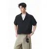 2026 Nueva Moda de Verano Tendencia Estilo Coreano Camisa de Manga Corta Holgada Casual Delgada Top Juvenil Talla Grande