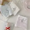 Estilo A265Ins Carta Lazo Color Sólido Simple Algodón Puro Antibacteriano Versátil Cómodo Suave Ropa Interior para Niña
