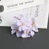 Cabezas de Flores de Hortensia Artificiales, Accesorios de Flores Falsas, Decoraciones de Flores Hechas a Mano para Sala de Estar Interior, Dormitorio, Arreglos de Boda y Arreglos Florales