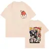 Ropa Unisex Y2K Camiseta de Anime Japonés Chainsaw Man Camiseta Divertida de los 90 Pochita
