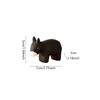 Linda creativa cerámica curación linda mini animal decoración muñeca caricatura micro paisajismo suculenta muñeca decorativa mano