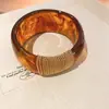 Pulsera geométrica de cuentas acrílicas transfronteriza europea y americana, diseño de nicho exagerado, lujo ligero, sensación de alta gama, accesorio de mano personalizado