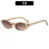 Gafas de Sol Retro Ojo de Gato Estilo Nuevo de Amazon, Lentes de Alta Gama de Moda, Estilo Callejero, Gafas Versátiles Anti-UV para Mujer