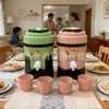 Cubo Isotérmico para Exteriores de Gran Capacidad para Sopa, Comida y Fruta, Adecuado para Acampar, Residencias Estudiantiles, Multifuncional para Sitios de Construcción y Fábricas, Unisex
