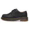 Sapatos de Couro de Primeira Camada 1461 de Cano Baixo para Mulheres, Couro Genuíno, Cor Verde Crazy Horse, Tamanho Grande Botas Curtas, Bico Redondo, Unissex, Sapatos Casuais para Trabalho