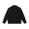 Yidao Vintage 2026 Otoño Nuevo Retro Japonés Tejido Waffle Color Sólido Cardigan de Botones con Cuello Solapa Chaqueta Suéter para Hombre