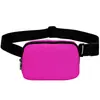Bolso Lulu del mismo estilo en stock, riñonera antisalpicaduras, riñonera deportiva de nailon para correr, riñonera para teléfono móvil para hombres y mujeres.