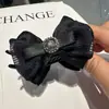 Clip de Pelo con Lazo de Cinta Estilo Francés Puro Deseo Bola Clip para el Pelo Versátil Retro Parte Trasera de la Cabeza Cola de Caballo Alta Cabello de Niña Dulce