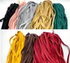 [Directo de fábrica] banda elástica de color sólido de alta elasticidad, imitación de nailon, banda plana elástica de 1.3-1.5 cm, banda elástica de jacquard de color