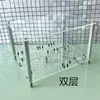 Soporte de chasis de escritorio transparente acrílico simple para placa base IMATX plataforma de prueba de computadora abierta.
