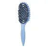 Peine para peinar rizos, cerdas de jabalí, diseño hueco, peine masajeador para el cabello, para crear ondas grandes, peine voluminizador en forma de S, para peinado voluminoso
