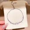 Pulsera con colgante redondo de circonita transfronteriza europea y americana, diseño único, exquisita, de lujo ligero, de alta gama, joyería simple