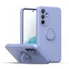 Funda de silicona líquida con anillo para Samsung A56, A36, todo incluido, A16, soporte A06, anticaídas, A15, funda blanda
