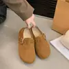 Zapatos de Algodón con Suela Suave Versátiles Impresionantemente Bonitos para Personas Perezosas Zapatos de Algodón Birkenstock para Mujer Nuevo Estilo Otoño/Invierno 2026 Sentido de Diseño de Nicho Cómodos