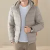 Nueva chaqueta de plumón de pato blanco al 90% para hombre con capucha desmontable, ligera, moderna, versátil, abrigo de plumón tanto para hombres como para mujeres