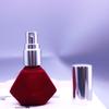 Botella de Perfume de Peluche con Diamantes en Spray 8ML Botellas de Perfume Botella de Vidrio Flocado Botella con Atomizador Botella Vacía de Alta Gama