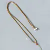 Corda de pingente trançada DIY corda de colar ajustável corda trançada pingente de ágata de jade corda de pingente atacado